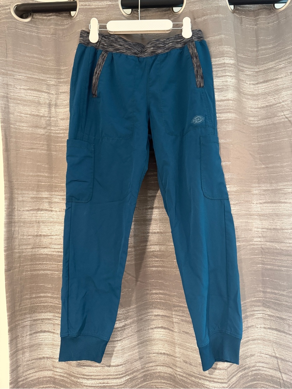 Dickies Teal Blue Elastic Waist Scrubs - Picture 3 of 6